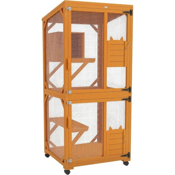 Waterproof Wooden Cat Enclosure